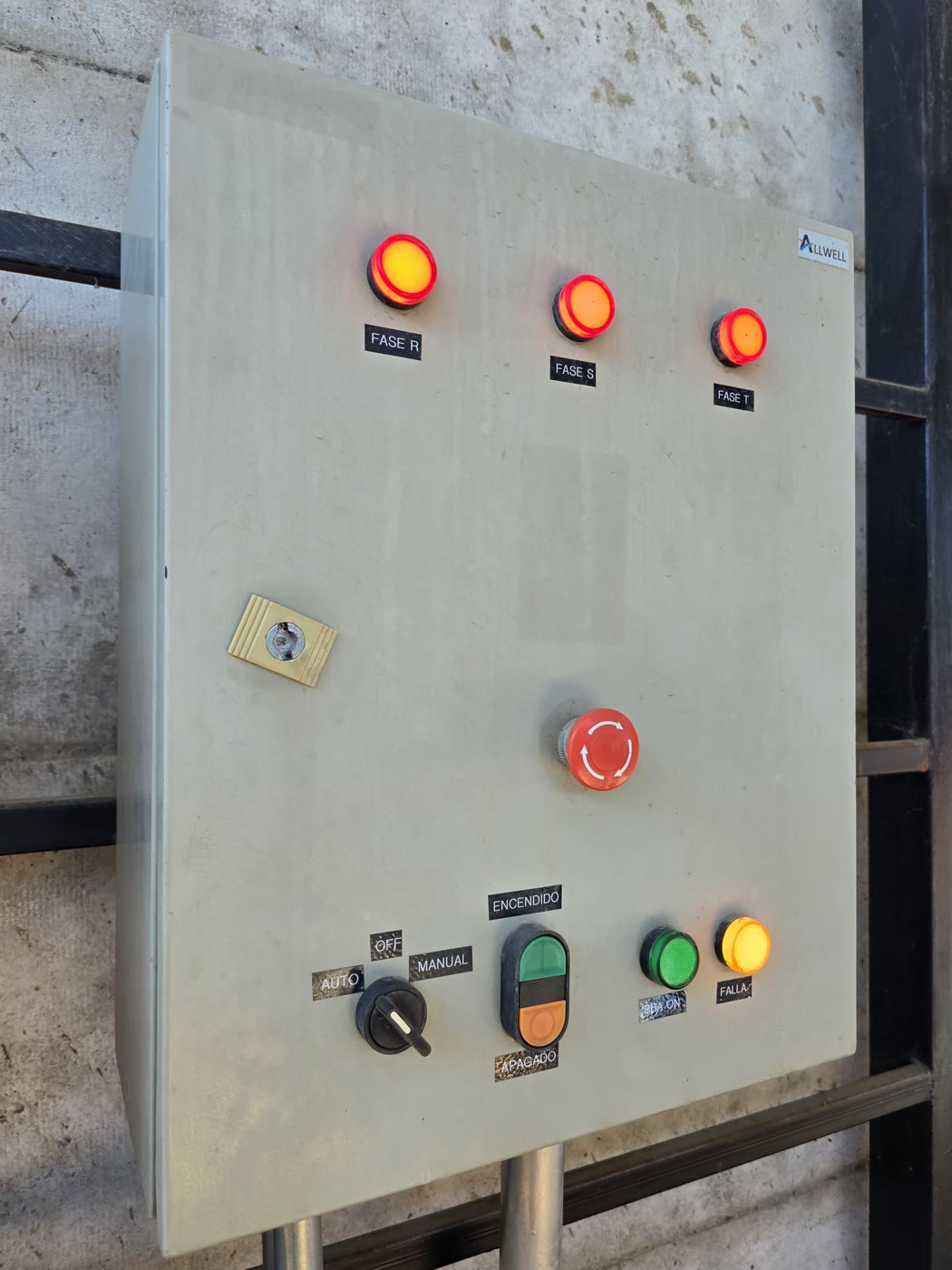Tablero de control eléctrico del loteo